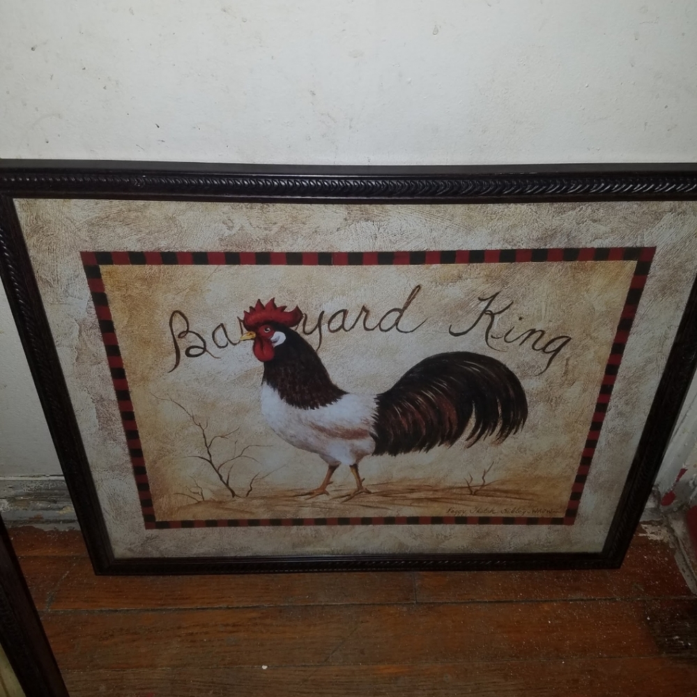 Rooster picture frames $25 - Picture 2 of 2